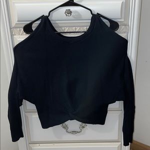 Express cold shoulder sweater